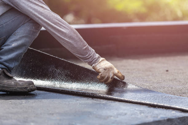 Professional Basement Waterproofing technician working in Leesburg, NJ